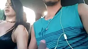 i turned car ride into creampie fun