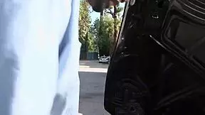 Big Black Guy Helps Stranded White Teen