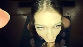 Petite Teen Leah Lee Sucks Off Daddy And Earns Big Load!