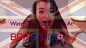 British teen 18+ sucks cock and swallows cum in lingerie 😍