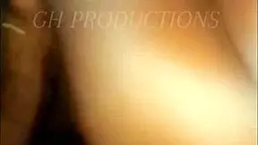 Ghetto slut gets pussy and ass stretched before bent over fuck.