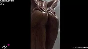 sexy babe in shower - alisa lovely