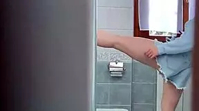 pov: stepbrother spies european redhead in bathroom, bangs her for sensual orgasm