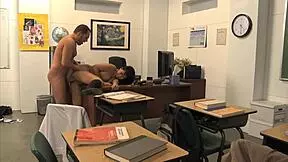 I get fucked in the classroom by my teacher