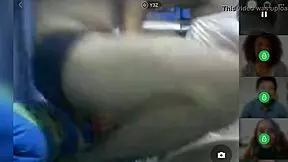 Indonesian teen shares a solo moment live on webcam.