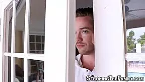 petite teen rides stepbro