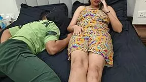 step fathers step daughter has sex while talking dirty on call with bf