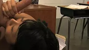 I get fucked in the classroom by my teacher