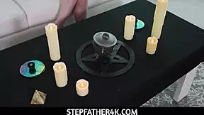 Beautiful pierced stepdaughter Valerica Steele loves stepfather's big cock in POV taboo sex