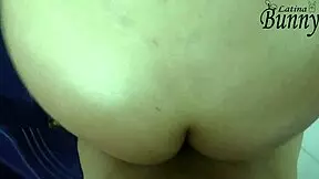 mature latina milf fucks teen in hotel after work, big ass bouncing