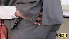 Coquettish Wife Uses Rimjob to Soothe Angry Husband