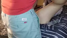 dildo fucking my 18 year old stepdaughter while my wife is away