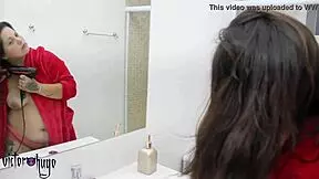 I felt intense pleasure inserting my monster cock into her chubby ass.