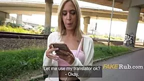 prague princess fucks for cash in outdoor public dash