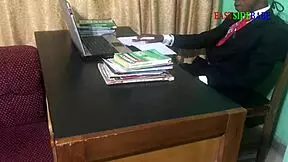 my lecturer fucked me before passing my exam with big black cock