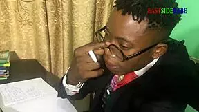 my lecturer fucked me before passing my exam with big black cock