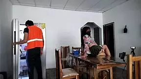 i'm a hot latina spreading my legs to show my ass to strangers at home