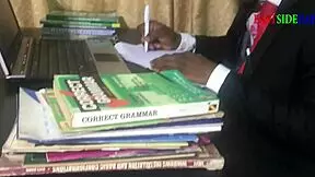 my lecturer fucked me before passing my exam with big black cock