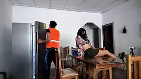 i'm a hot latina spreading my legs to show my ass to strangers at home