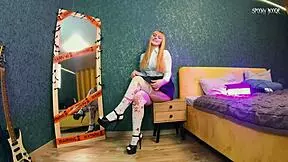 curvy teacher lures you in with her thick thighs and fat booty at the office