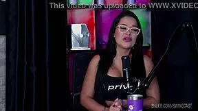 Brazilian latina in sheer red lingerie interviews swingers group