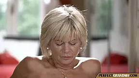 the granny's lingerie gets me so turned on every time. i can't resist her old german charm.