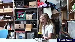 Thief in uniform Alyssa Cole pounded by perv police officer?