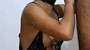 Beautiful Black Woman Sucks Cock And Gets Cum In Mouth