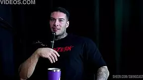 Brazilian latina in sheer red lingerie interviews swingers group