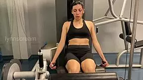 I fucked the new guy in the gym, spreading my pussy and getting licked. But the motherfucker was a cheater.