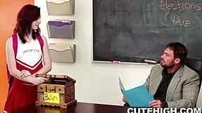 Petite Teen Punished In Garage