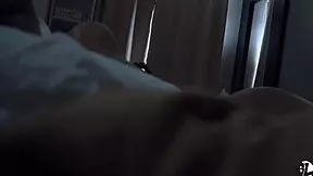 Quick blowjob and cum in mouth before workout with squirting