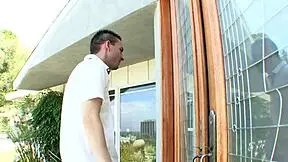 Kimberly Faith, the girl next door, takes a cock deep