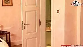 Skinny Teen In Nylons Takes Double Anal Gangbang With Monster Cocks?