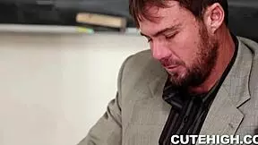 Petite Teen Punished In Garage