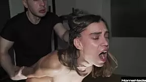 Is She A Throat Goat In Rough Homemade Fucking?