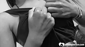 Seductive Japanese babe in stockings gets fucked hard