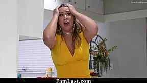 Stepmom locks her stepdaughter's pussy to stop her sexual antics!