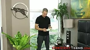 Teen in Cuffs Endures Harsh Fucking, Feeling the Intense Bondage and Fetish Play