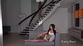 Hot Teen Katty West Delivers Perfect Blowjob with Rimjob and Ball Licking!