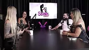 Brazilian couple demonstrates oral skills in lingerie