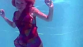 Redhead Nikita Vodorezova, why get naked so fast underwater?