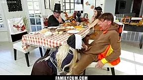 Horny family members get caught fucking and sucking each other in POV scenes