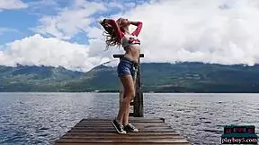 petite blonde milf from canada, do you want to see her nude outdoor?