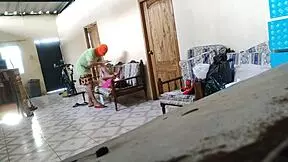 stepmother was chilling on the sofa when stepson showed up to bang her hard like a total slut. latina heat exploded!