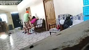 stepmother was chilling on the sofa when stepson showed up to bang her hard like a total slut. latina heat exploded!