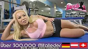 German teen blows stranger in car! What a pickup!