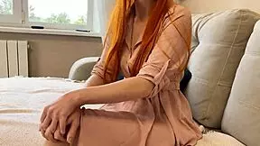 russian amateur fucks wife's boss with riding, doggystyle, and bent over while wife cooks in kitchen