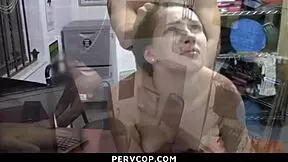 teen has been observed hiding store goods inside her bra - pervcop