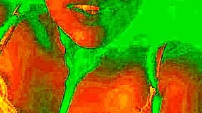 The Exotic Bluee Displays Her Horny Face Of Pleasure As Her Pussy Gets Licked In A Solo Flashing Scene